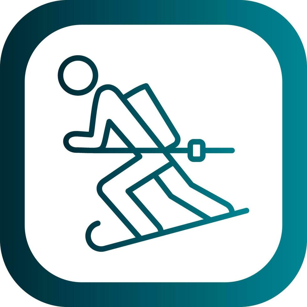 Skis Vector Icon Design