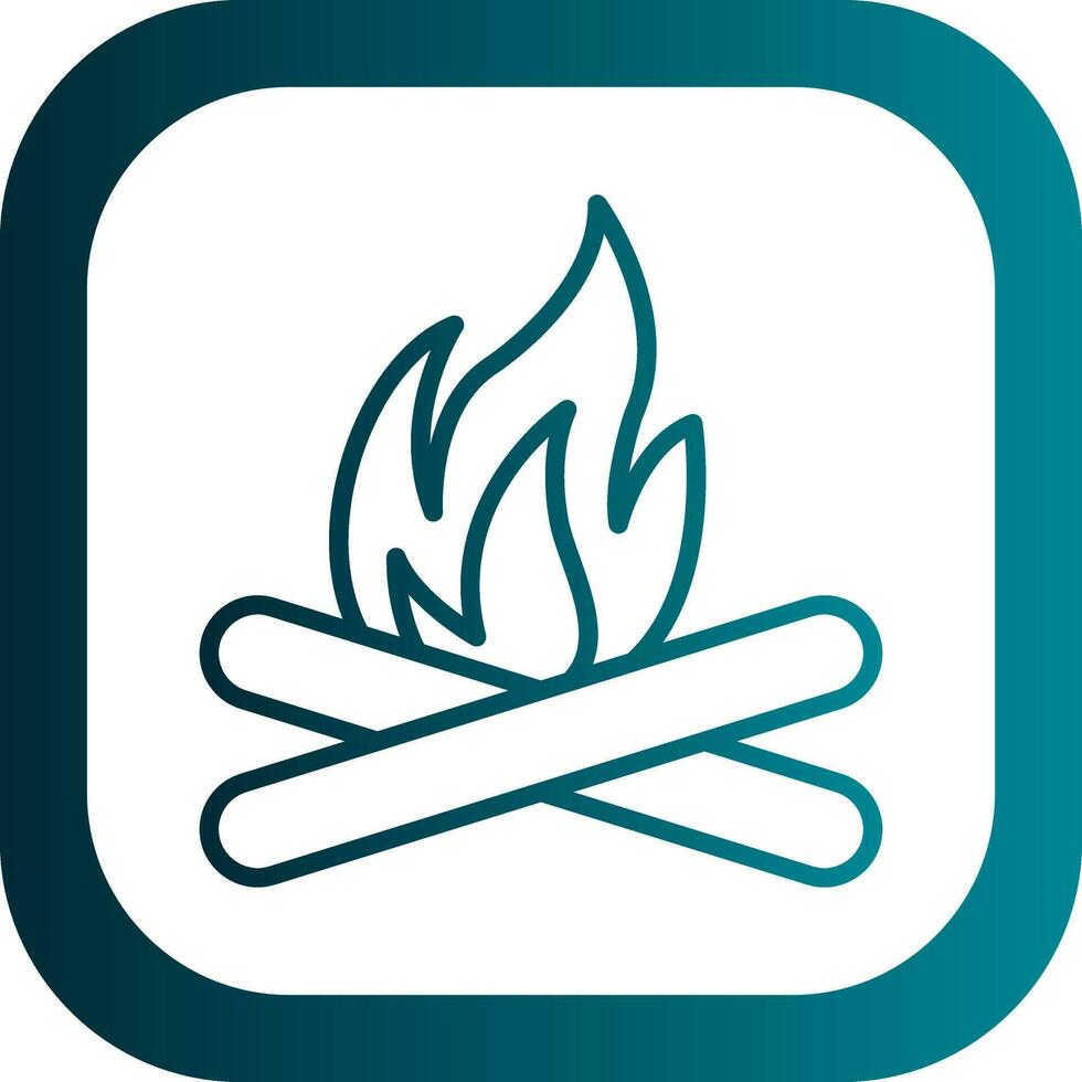 Bonfire Vector Icon Design