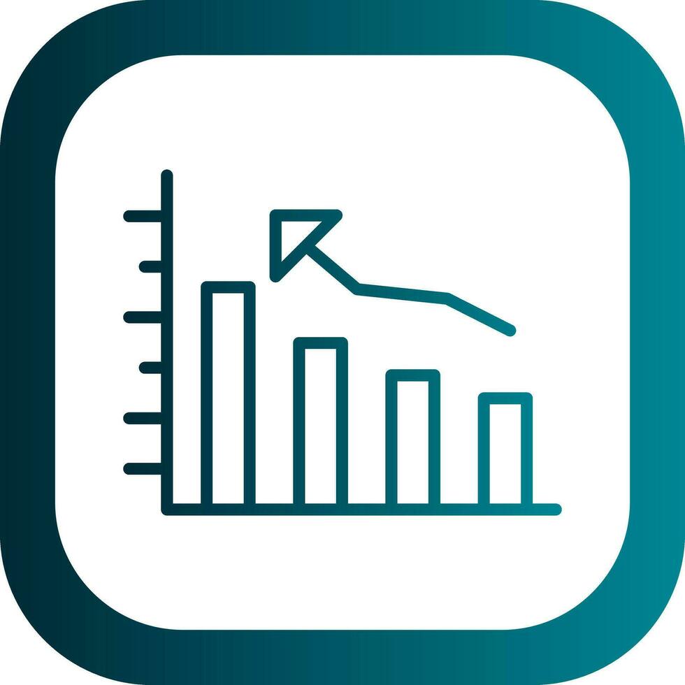 Bar graph Vector Icon Design
