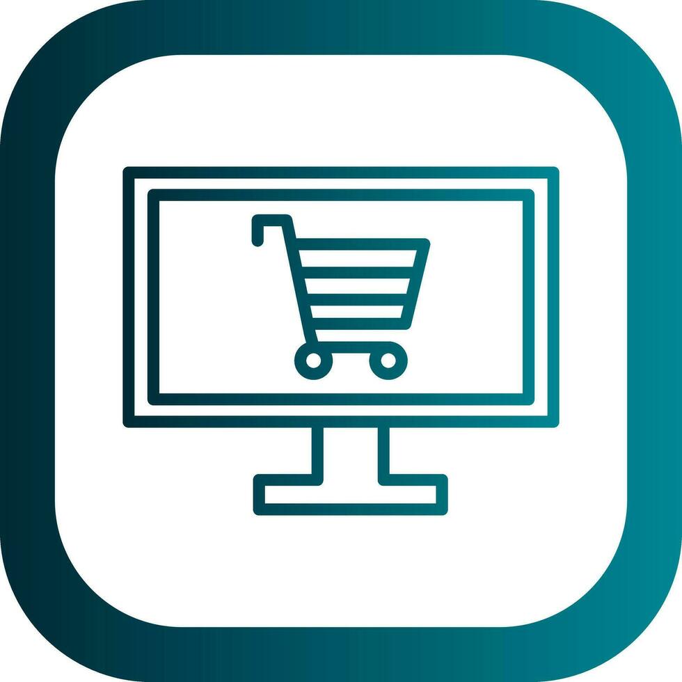 diseño de icono de vector de compras