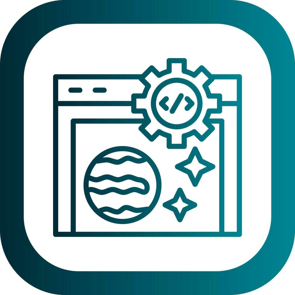 Coding Vector Icon Design