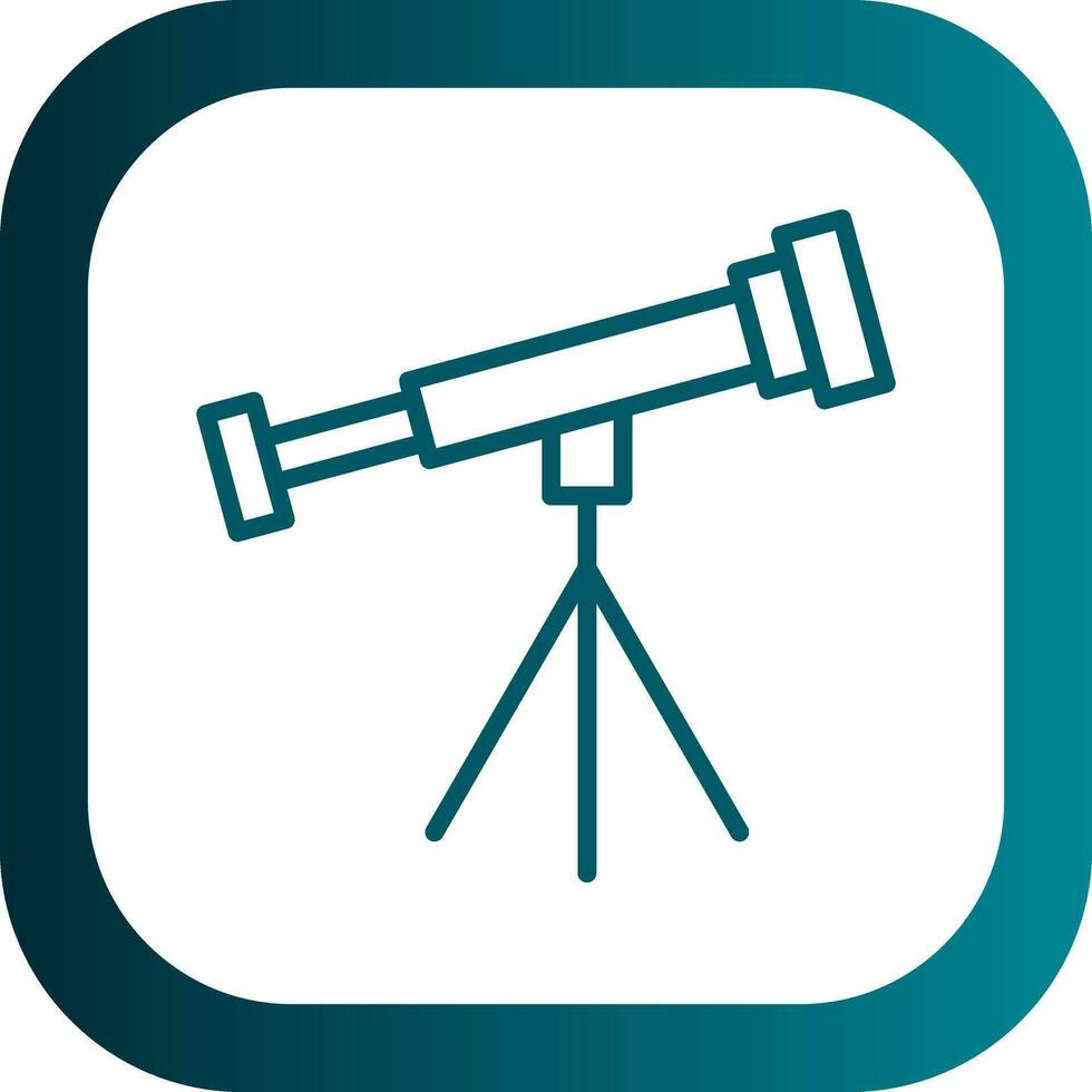 Telescope Vector Icon Design