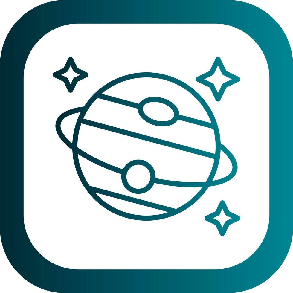 Saturn Vector Icon Design