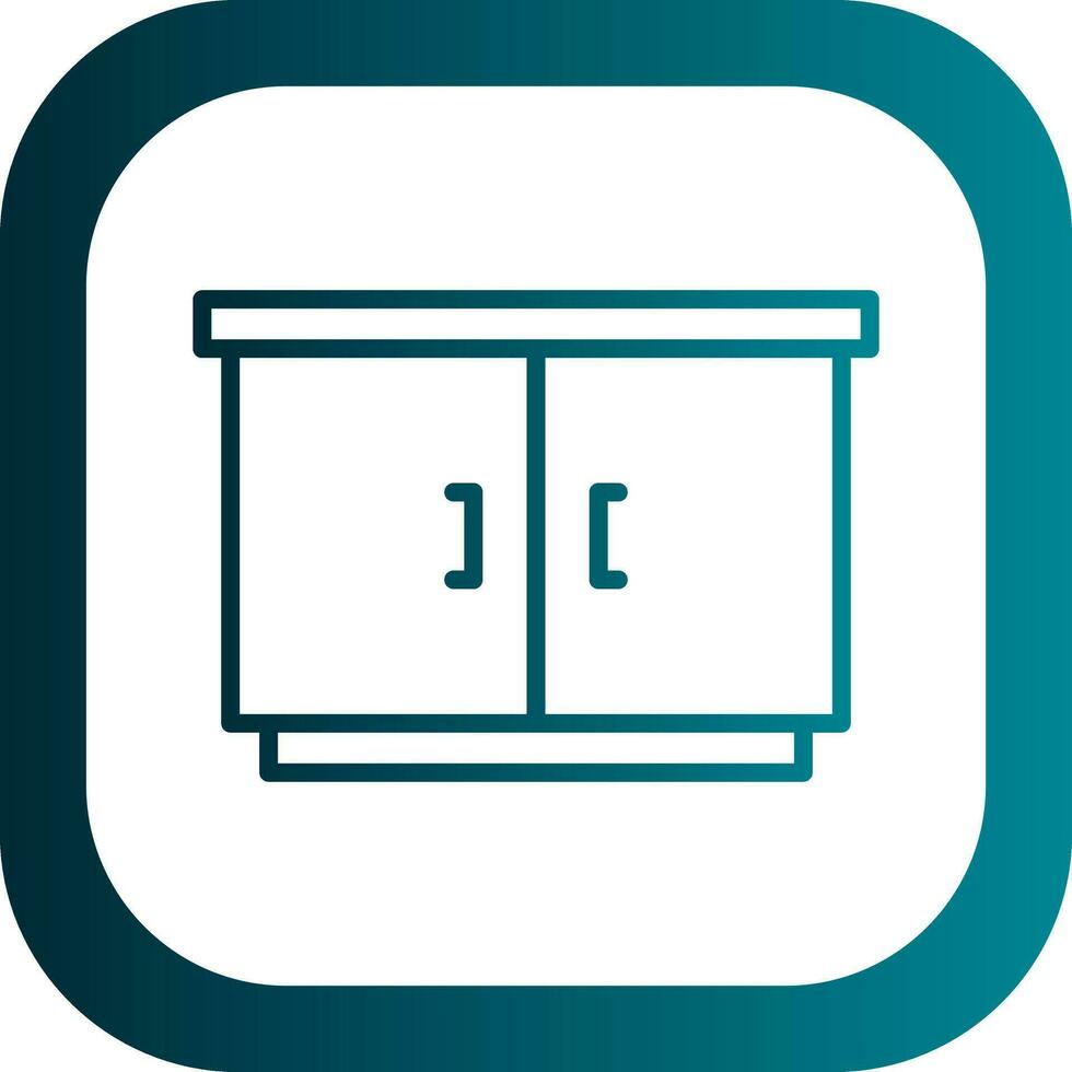 Cabinet Vector Icon Design