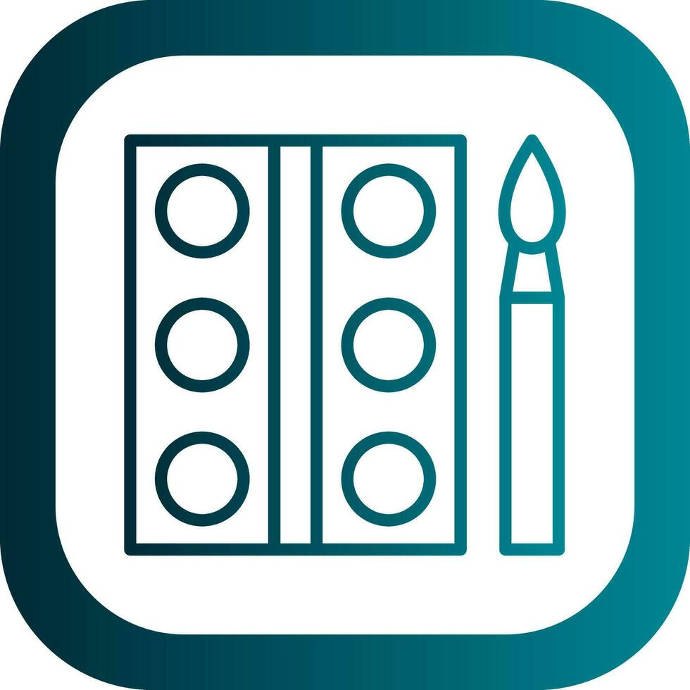 Watercolor Vector Icon Design