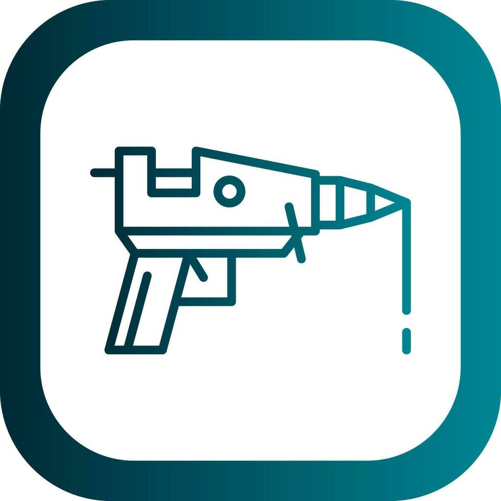 caliente pegamento pistola vector icono diseño