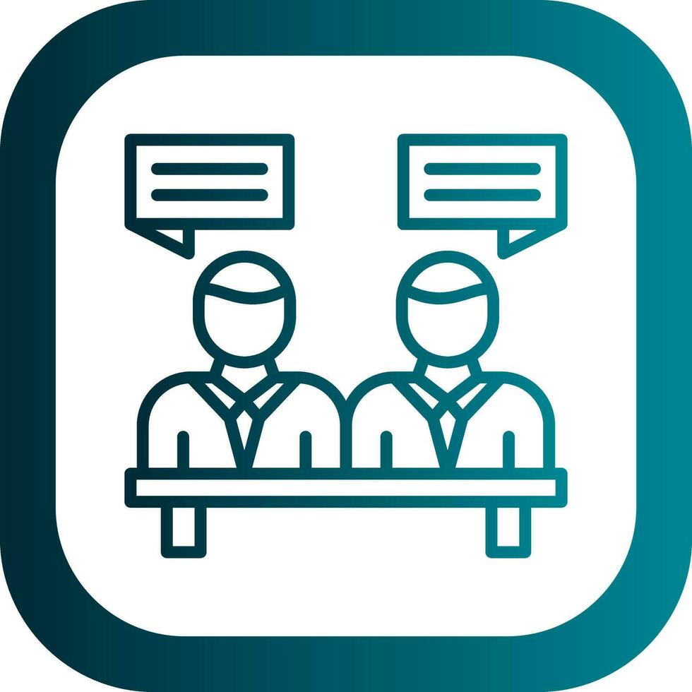 Meeting Vector Icon Design