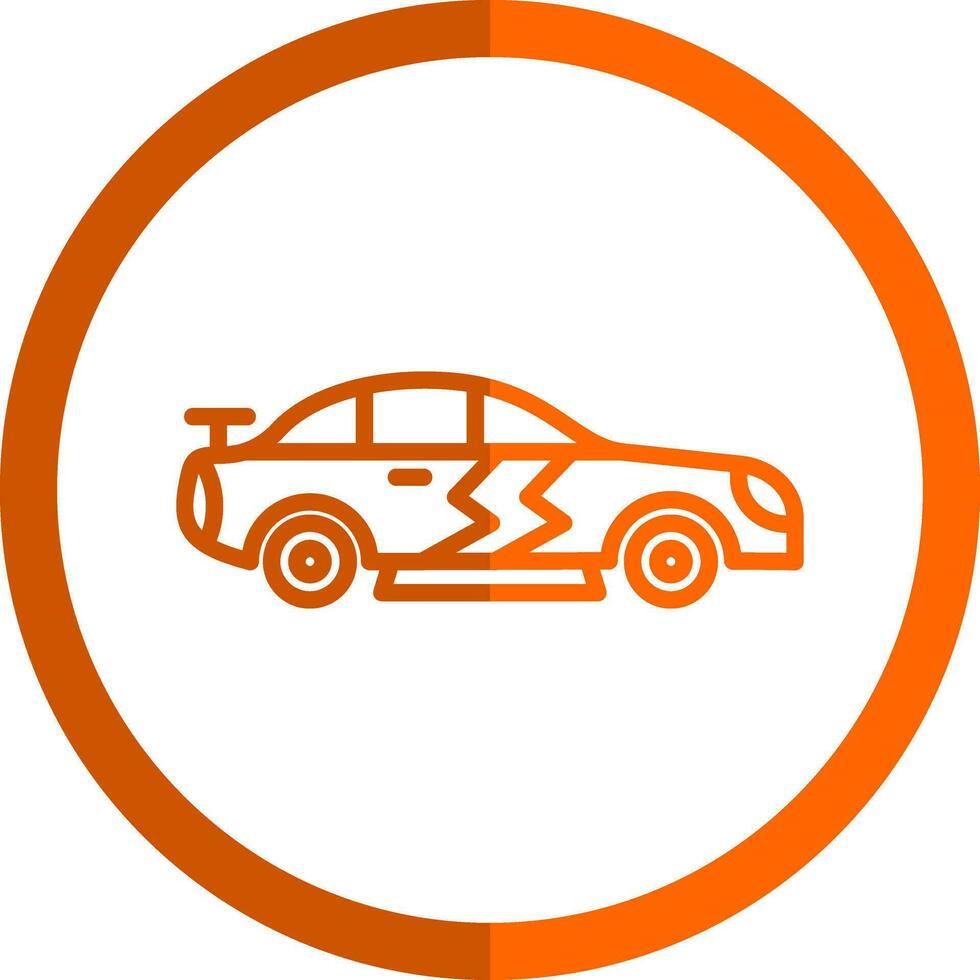 Sport car Vector Icon Design