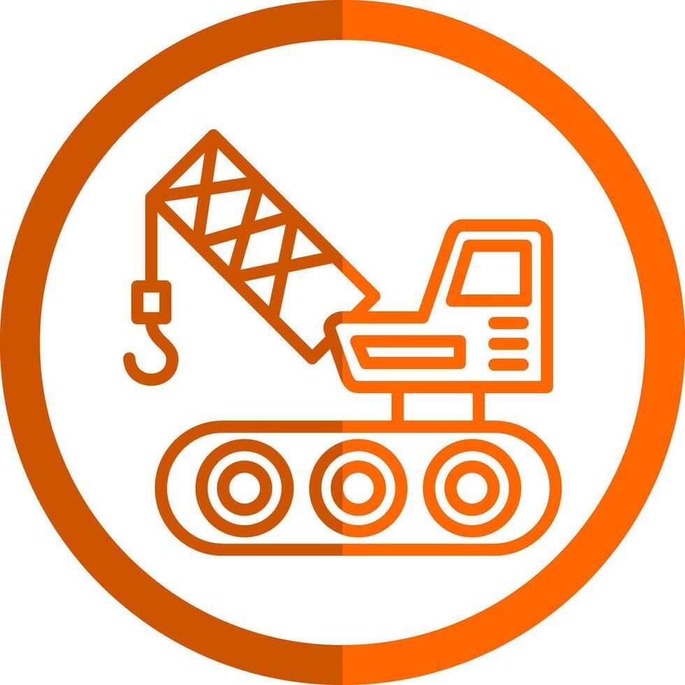 Crane Vector Icon Design