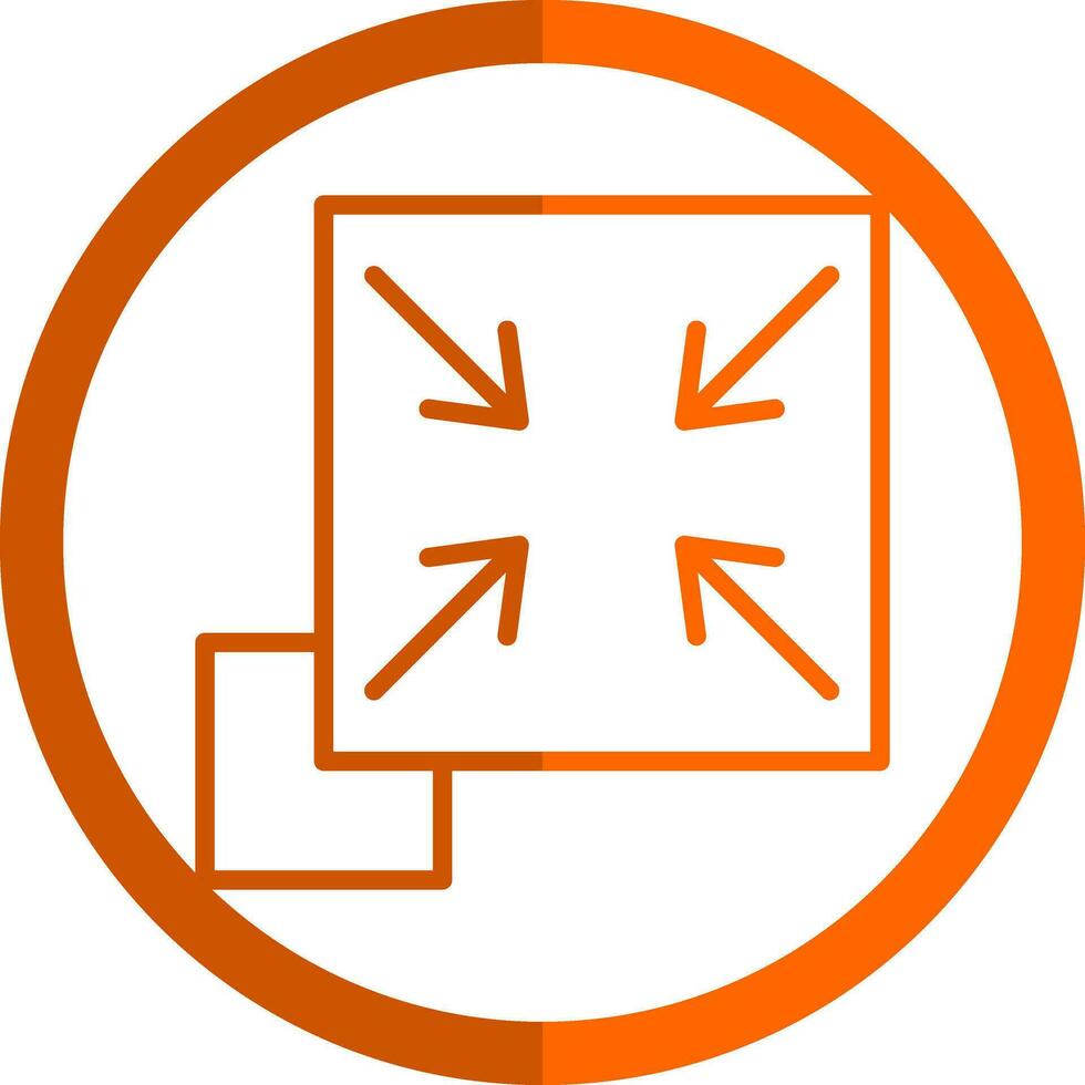 Resizing Vector Icon Design