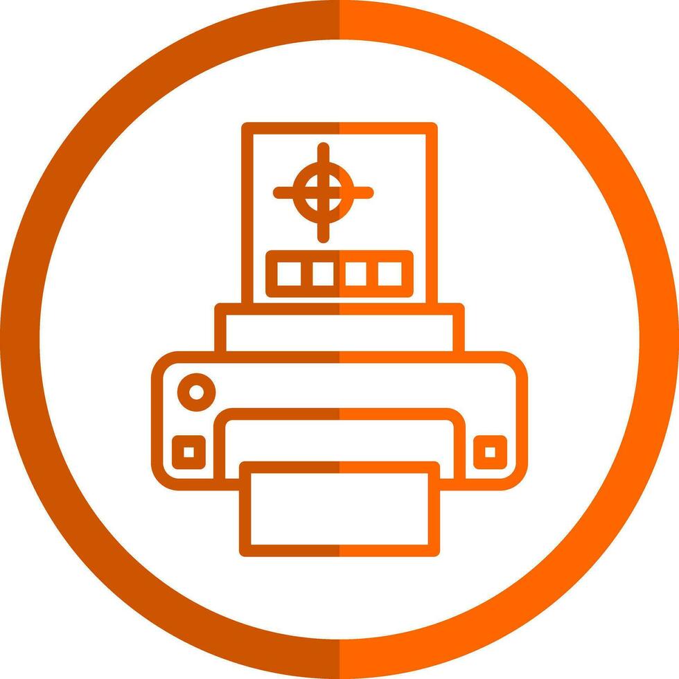 Print test Vector Icon Design