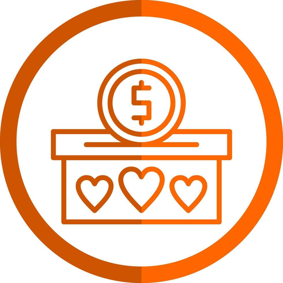 Donation Vector Icon Design