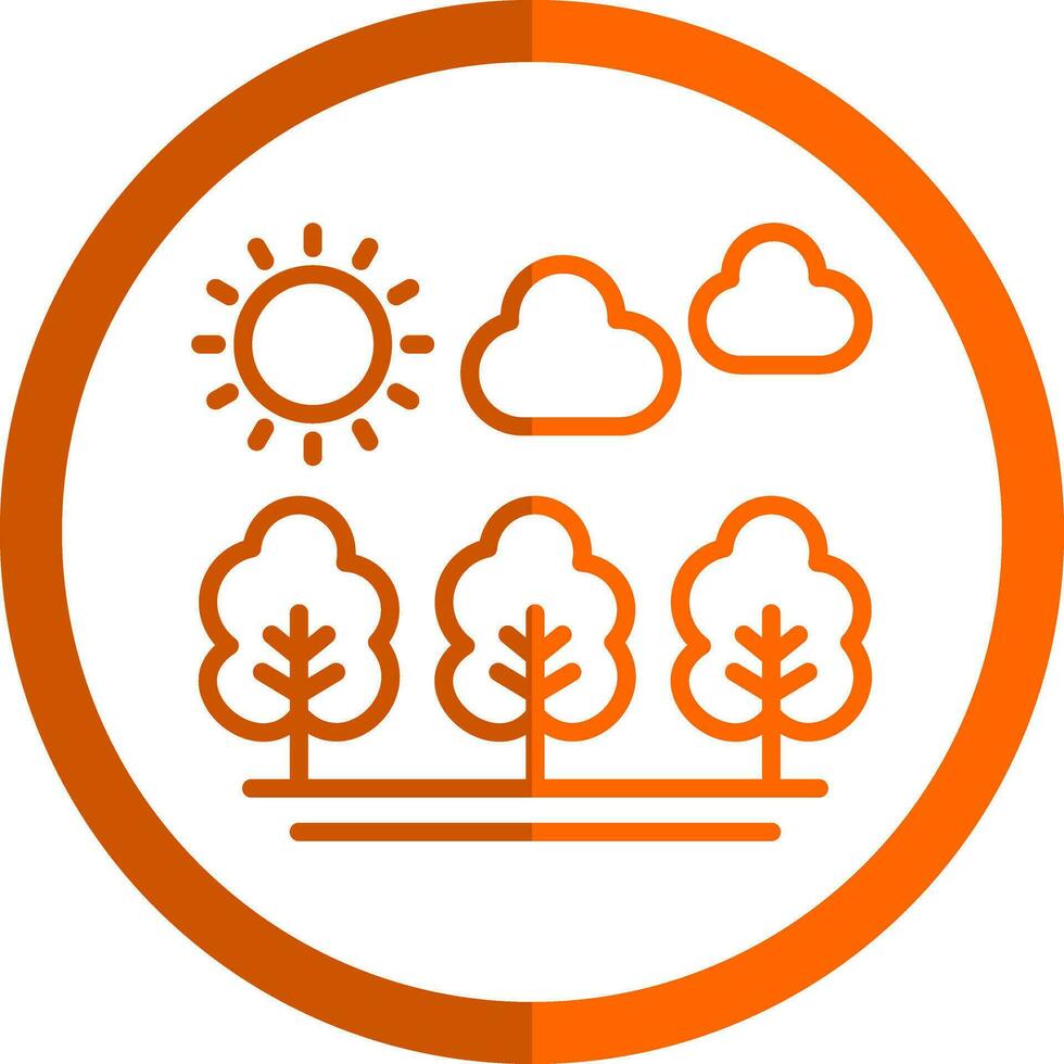 Forest Vector Icon Design