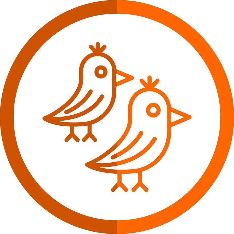 aves vector icono diseño