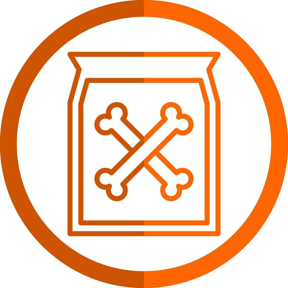 Dog food Vector Icon Design