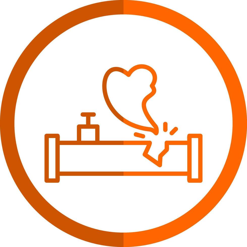 Gas leak Vector Icon Design