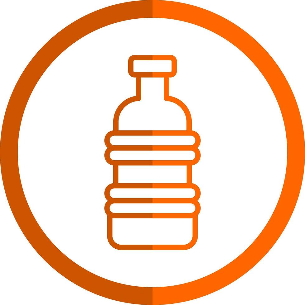 Plastic bottle Vector Icon Design