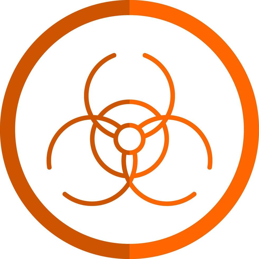 Biohazard sign Vector Icon Design
