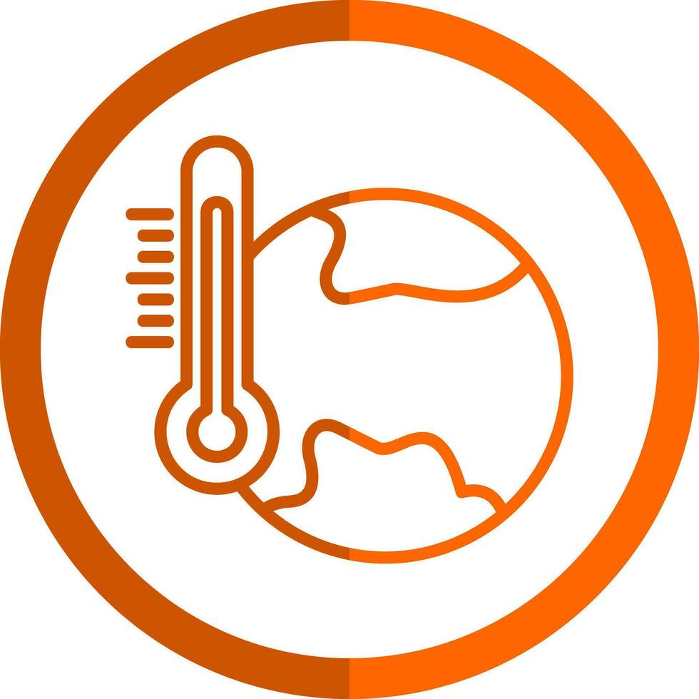 Global warming Vector Icon Design