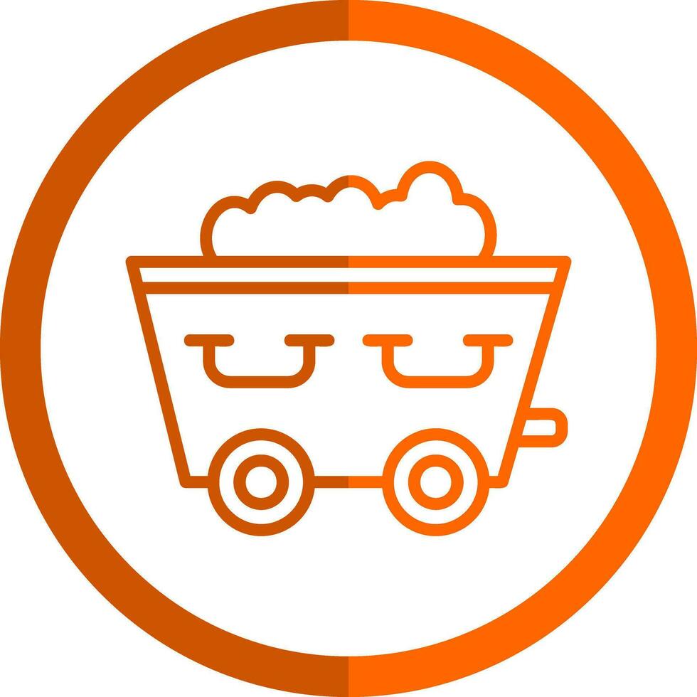 Trolley Vector Icon Design