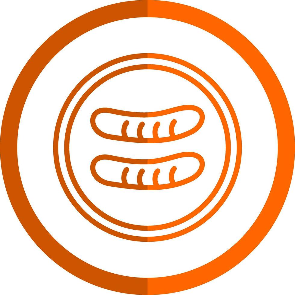 Sausage Vector Icon Design