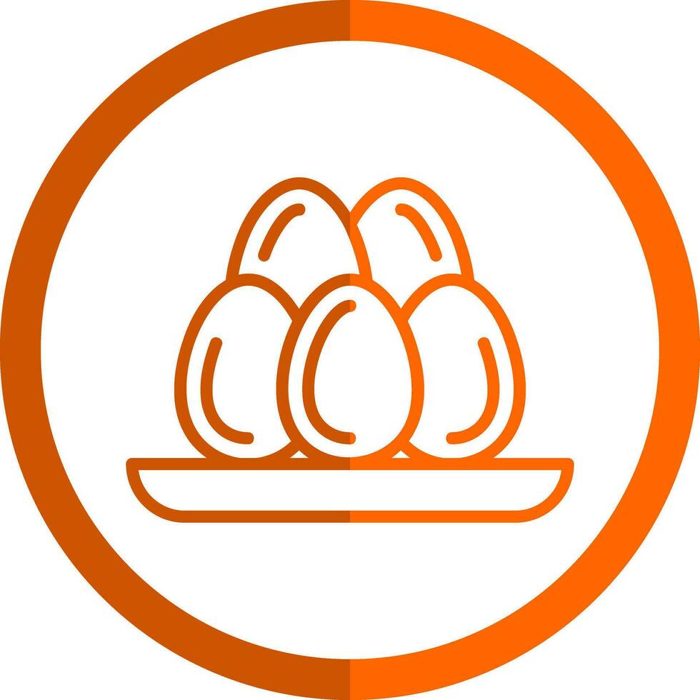 Eggs Vector Icon Design