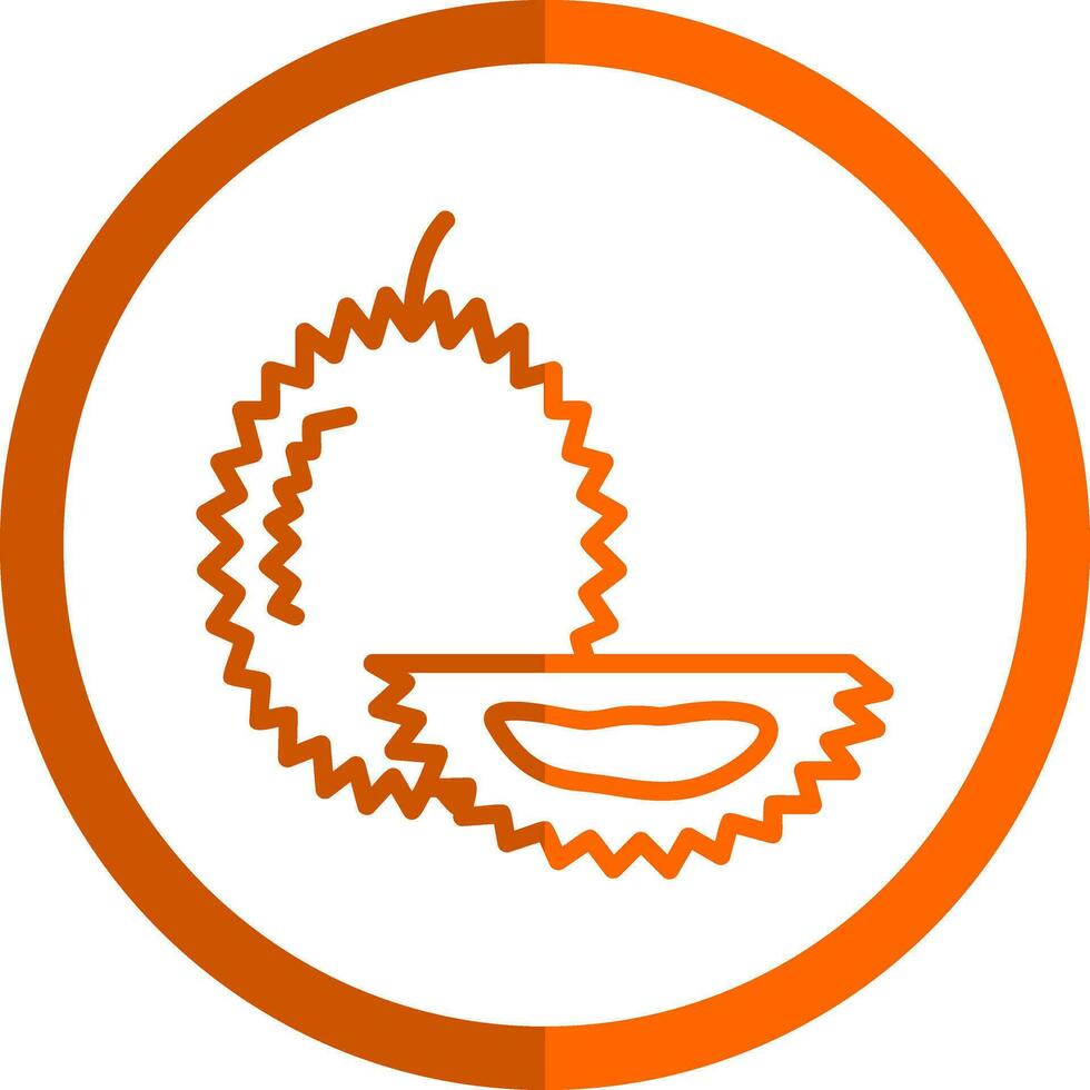 Durian Vector Icon Design