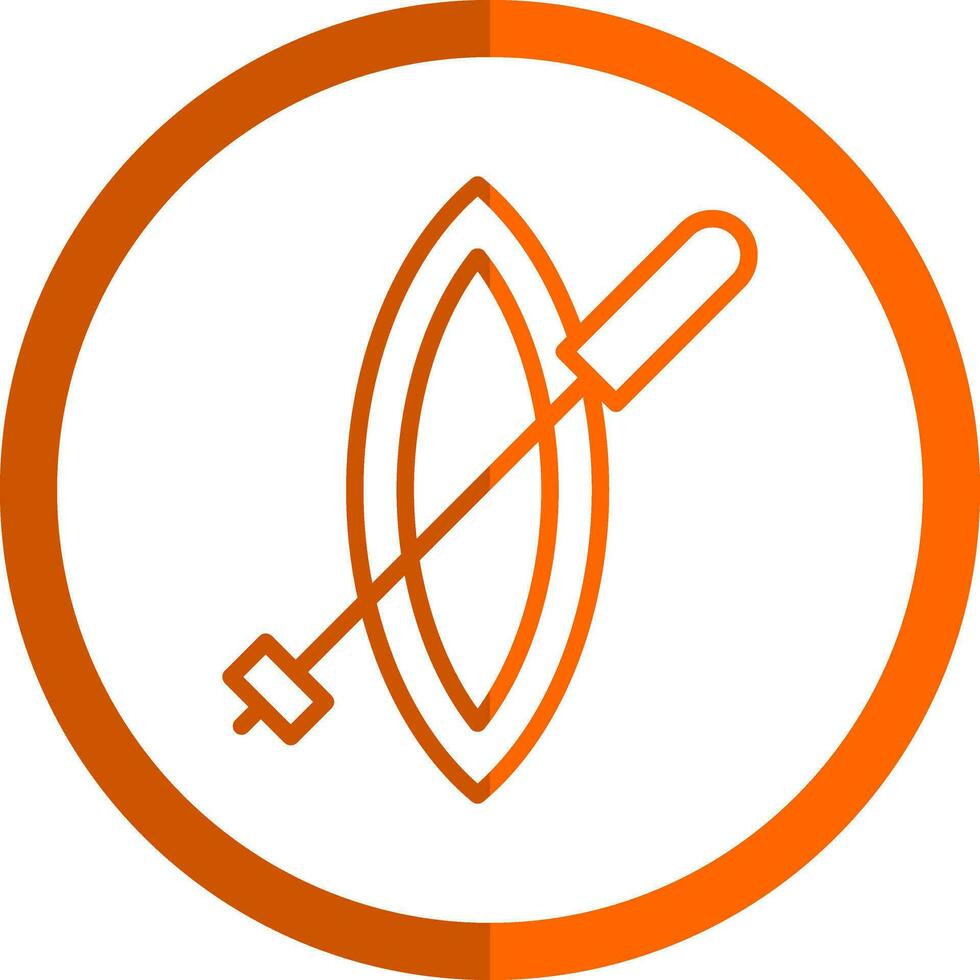 Slalom Vector Icon Design