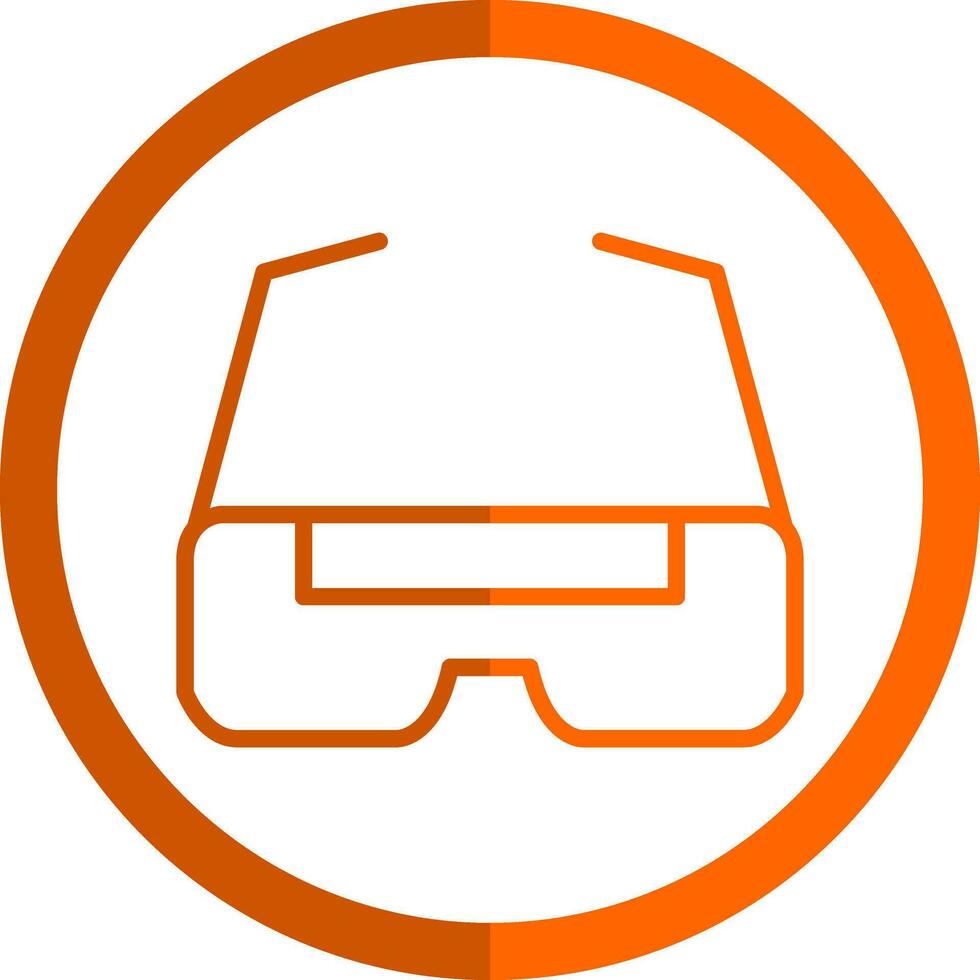 Goggles Vector Icon Design