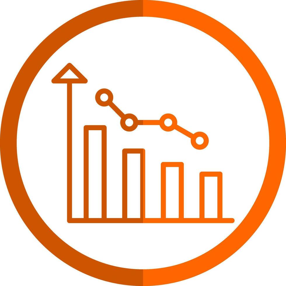 Graph Vector Icon Design