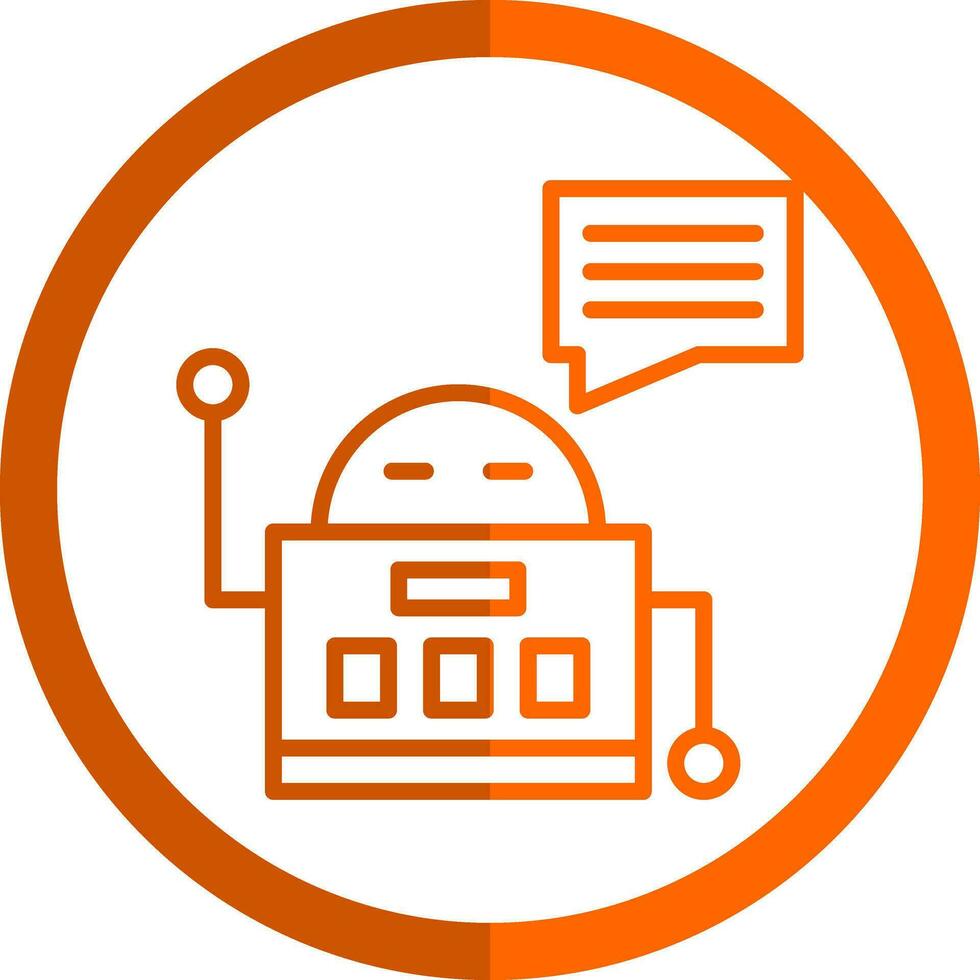 Chatbot Vector Icon Design