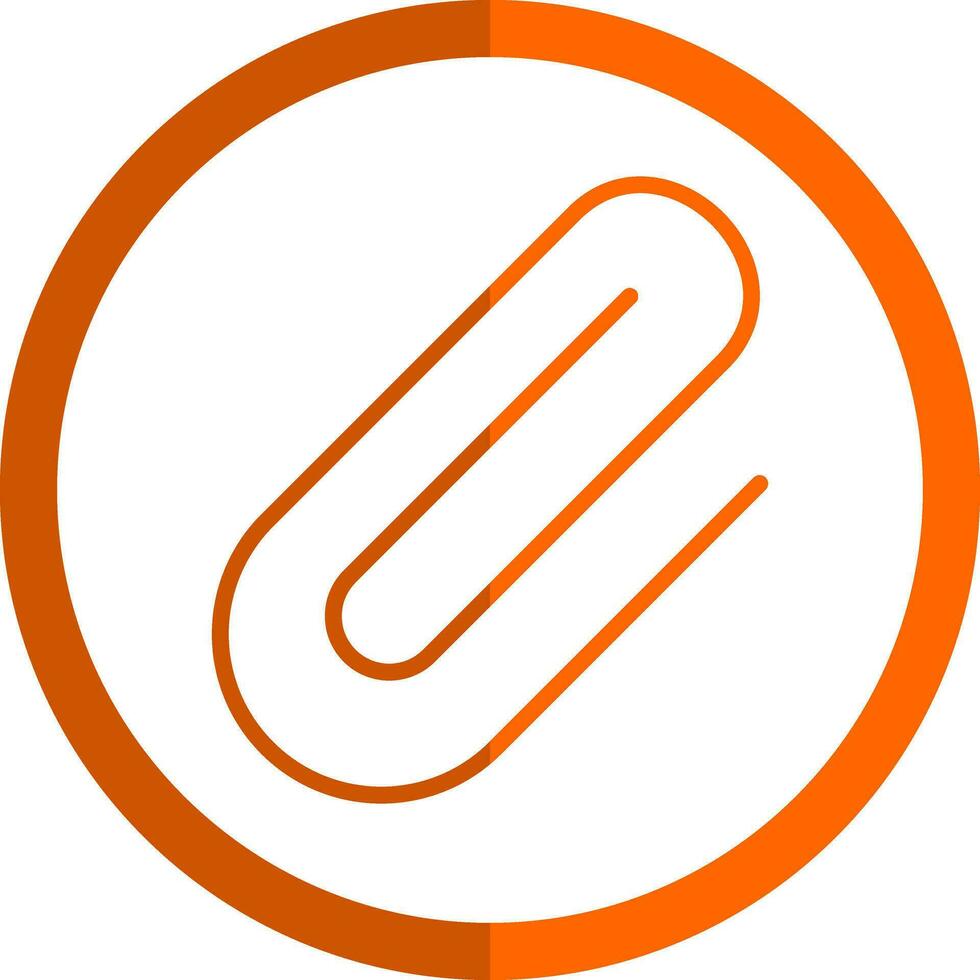 Paperclip Vector Icon Design