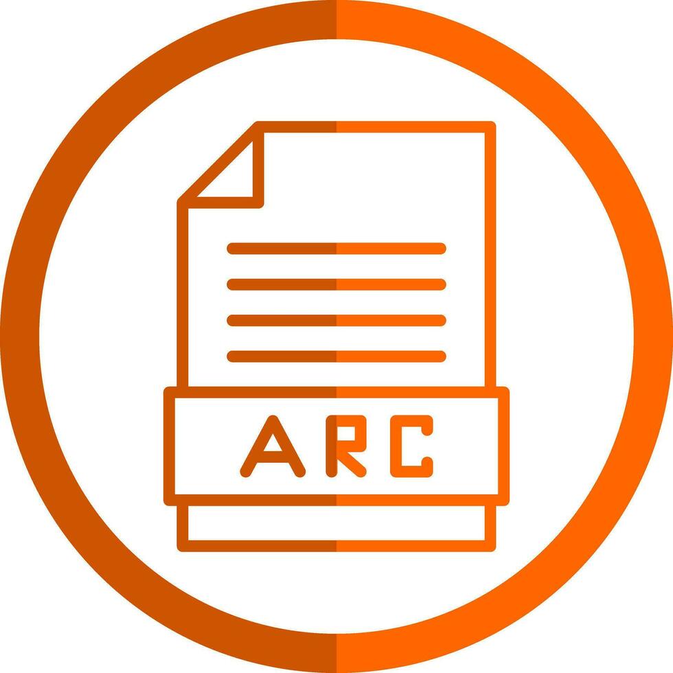 arco vector icono diseño