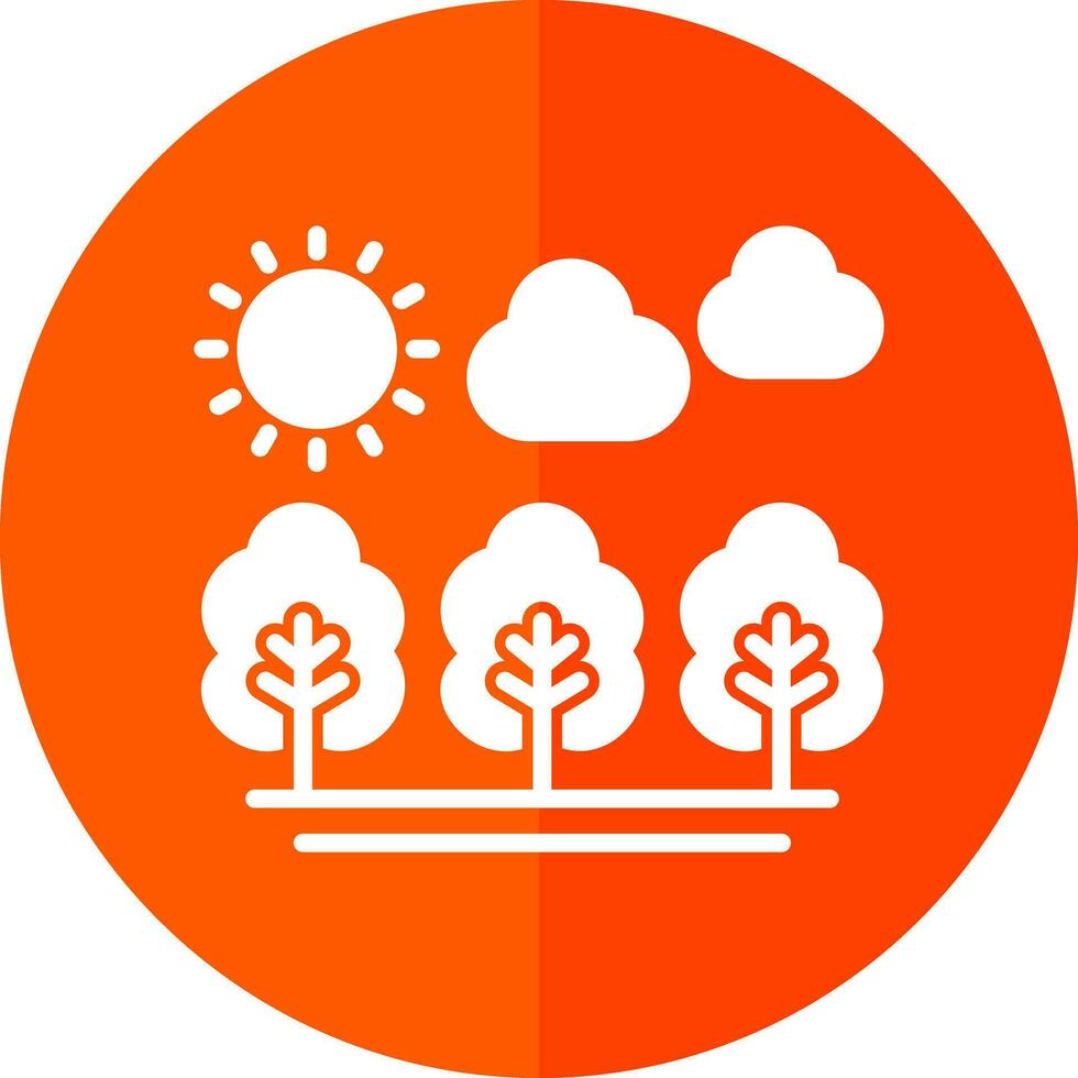 Forest Vector Icon Design