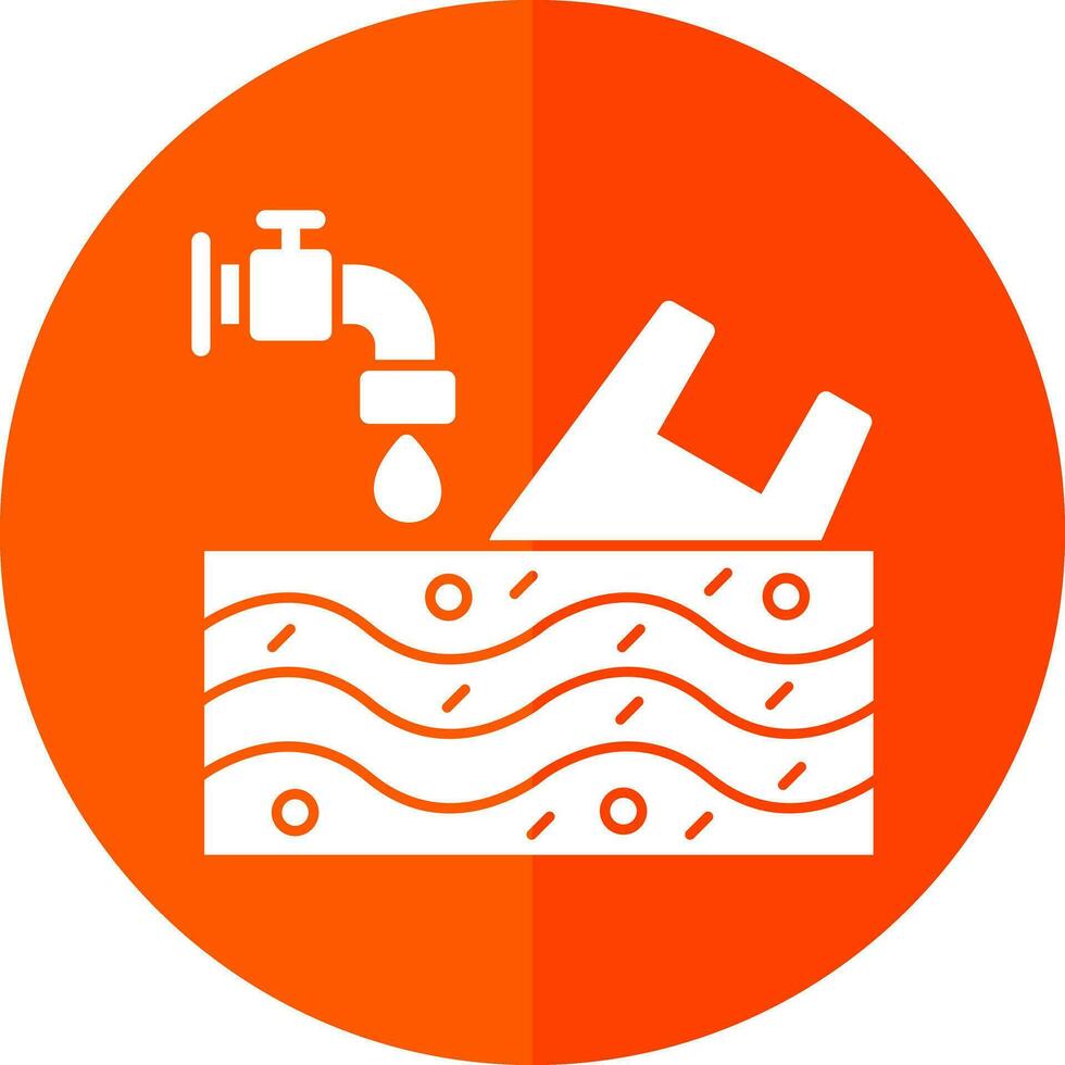 Water pollution Vector Icon Design