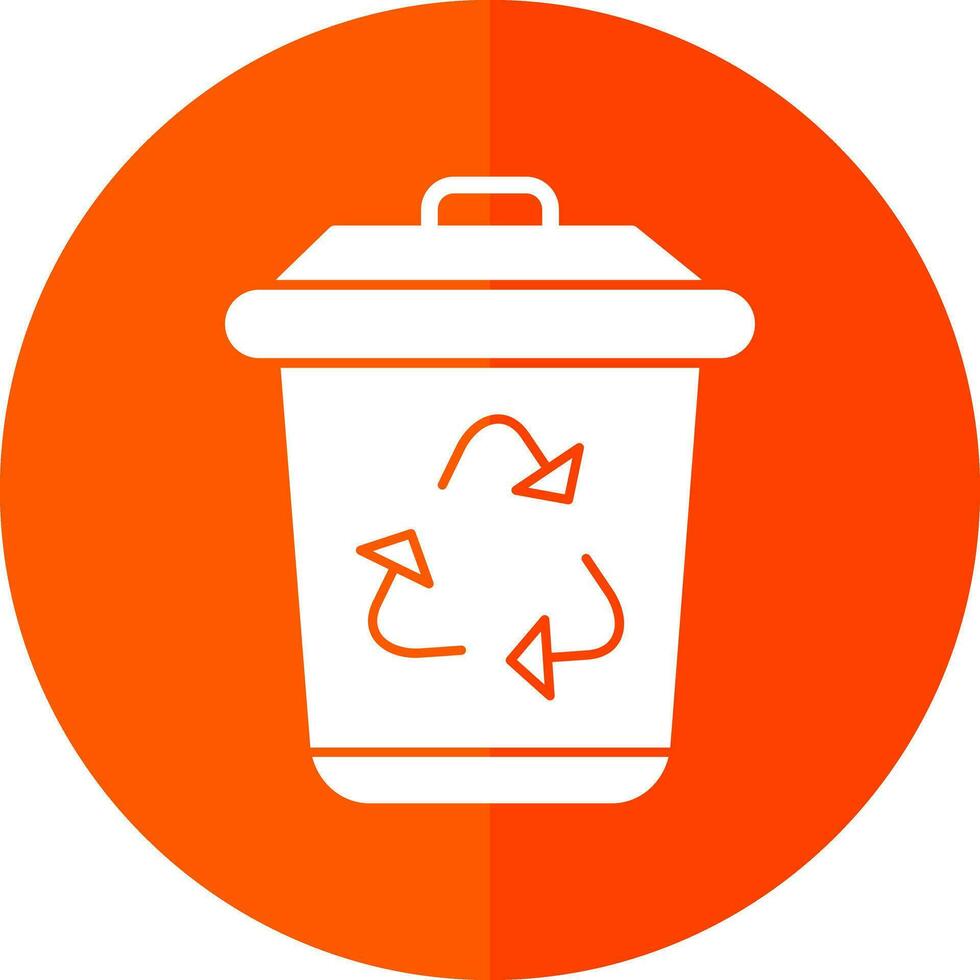 diseño de icono de vector de papelera de reciclaje