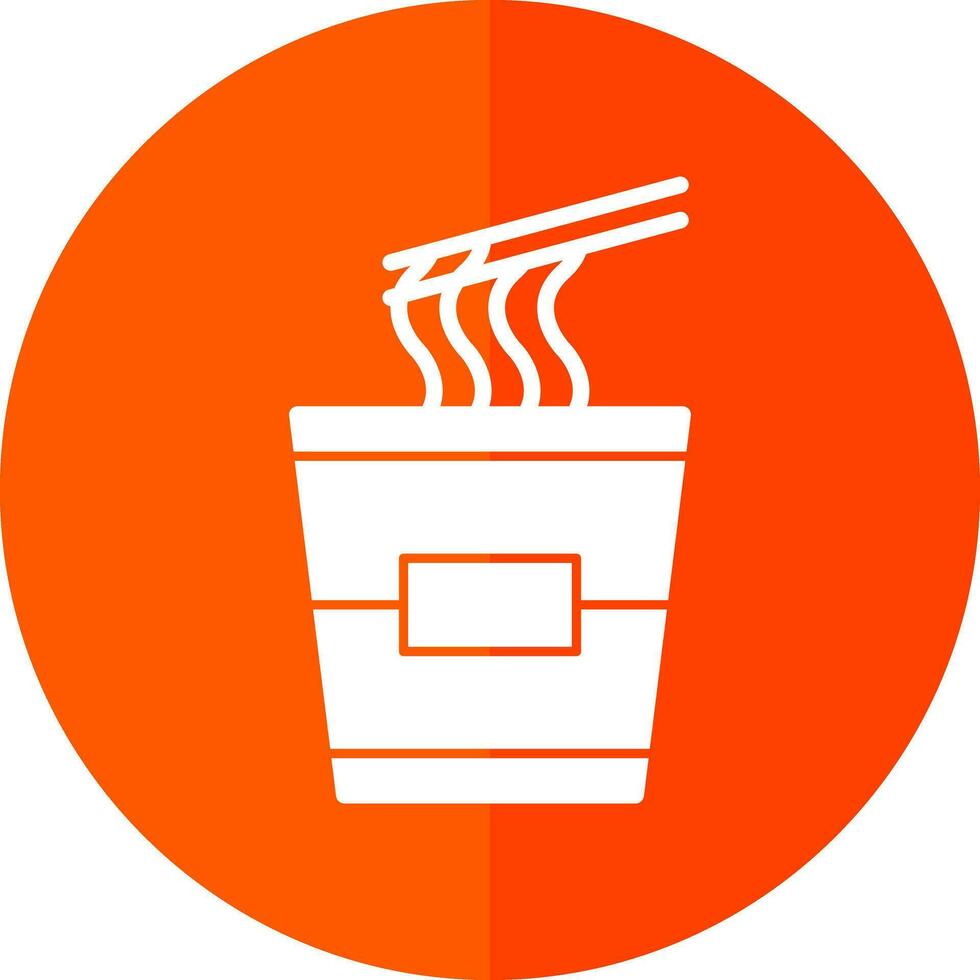 Instant noodles Vector Icon Design