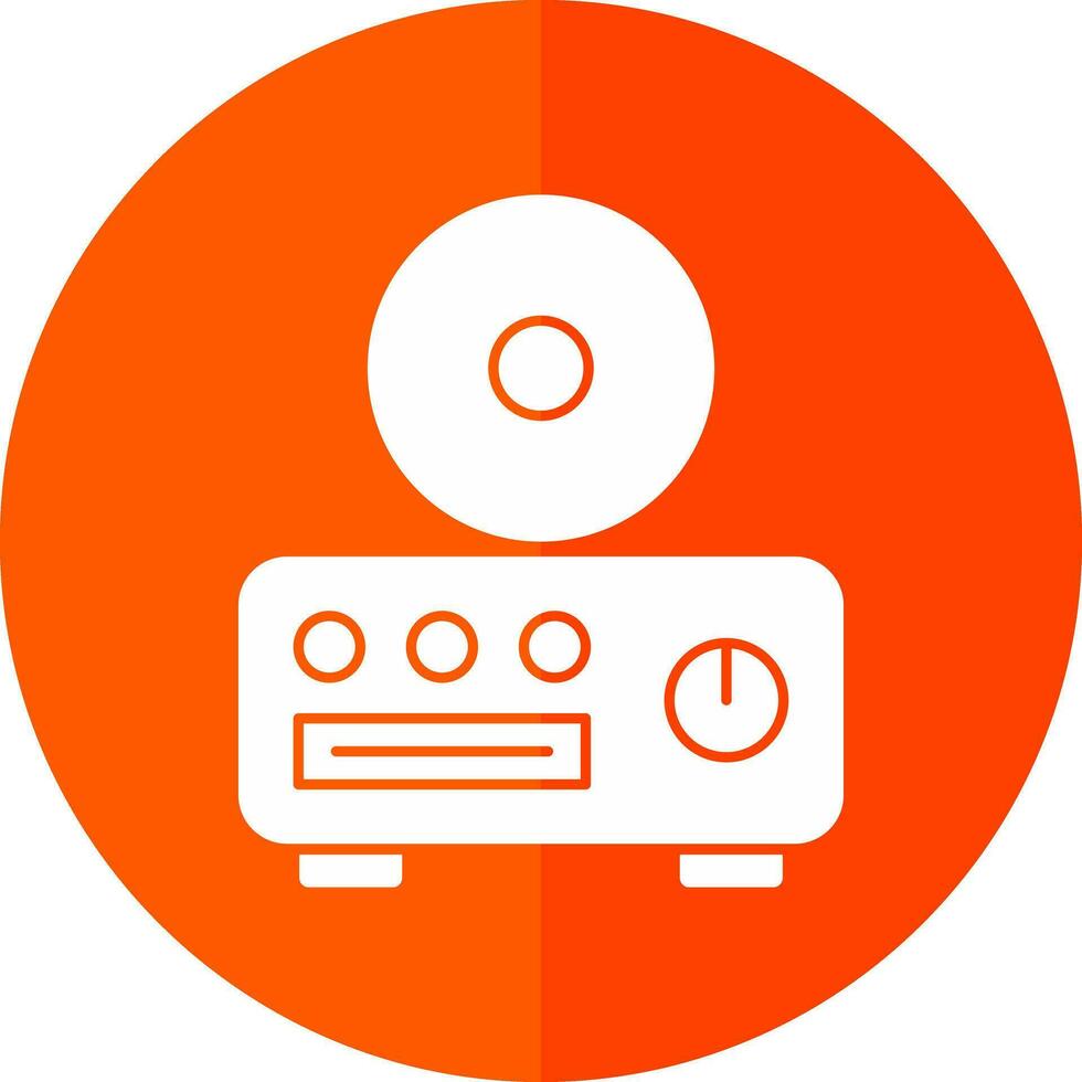 CD player Vector Icon Design