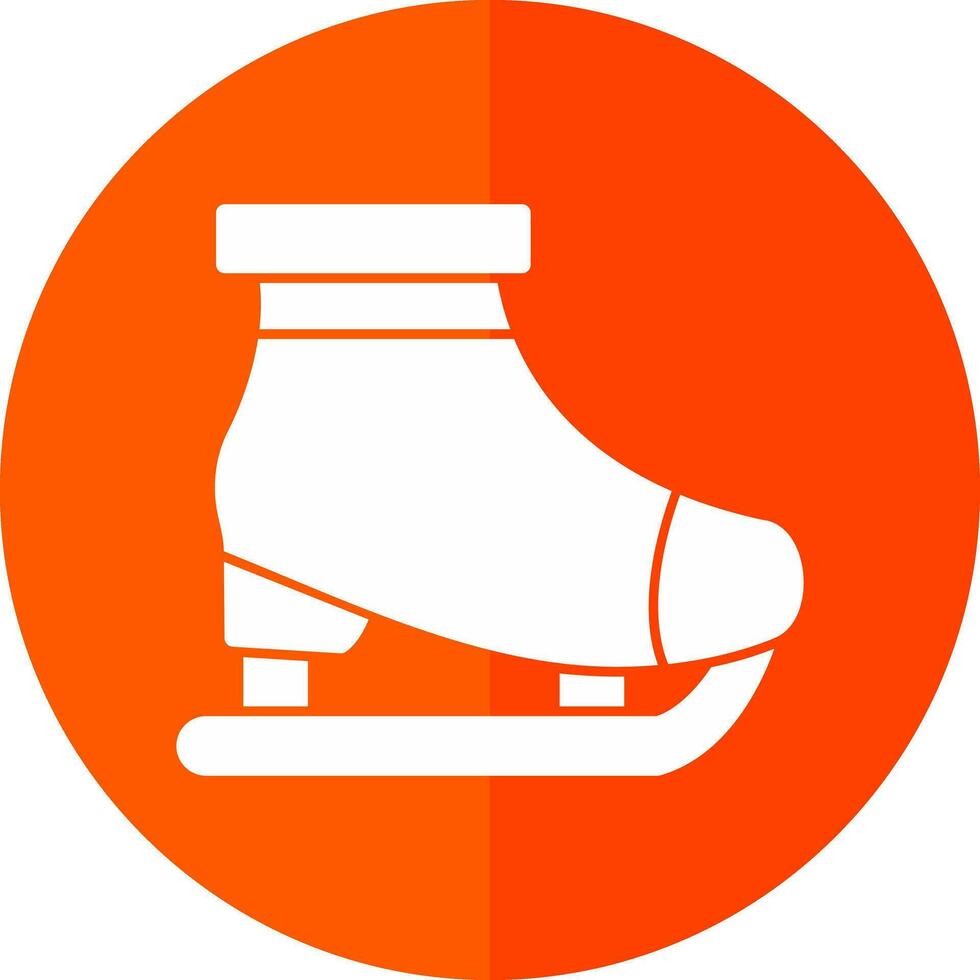 Ice skating Vector Icon Design