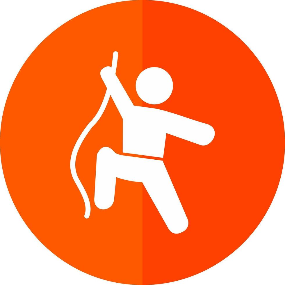 Climbing Vector Icon Design