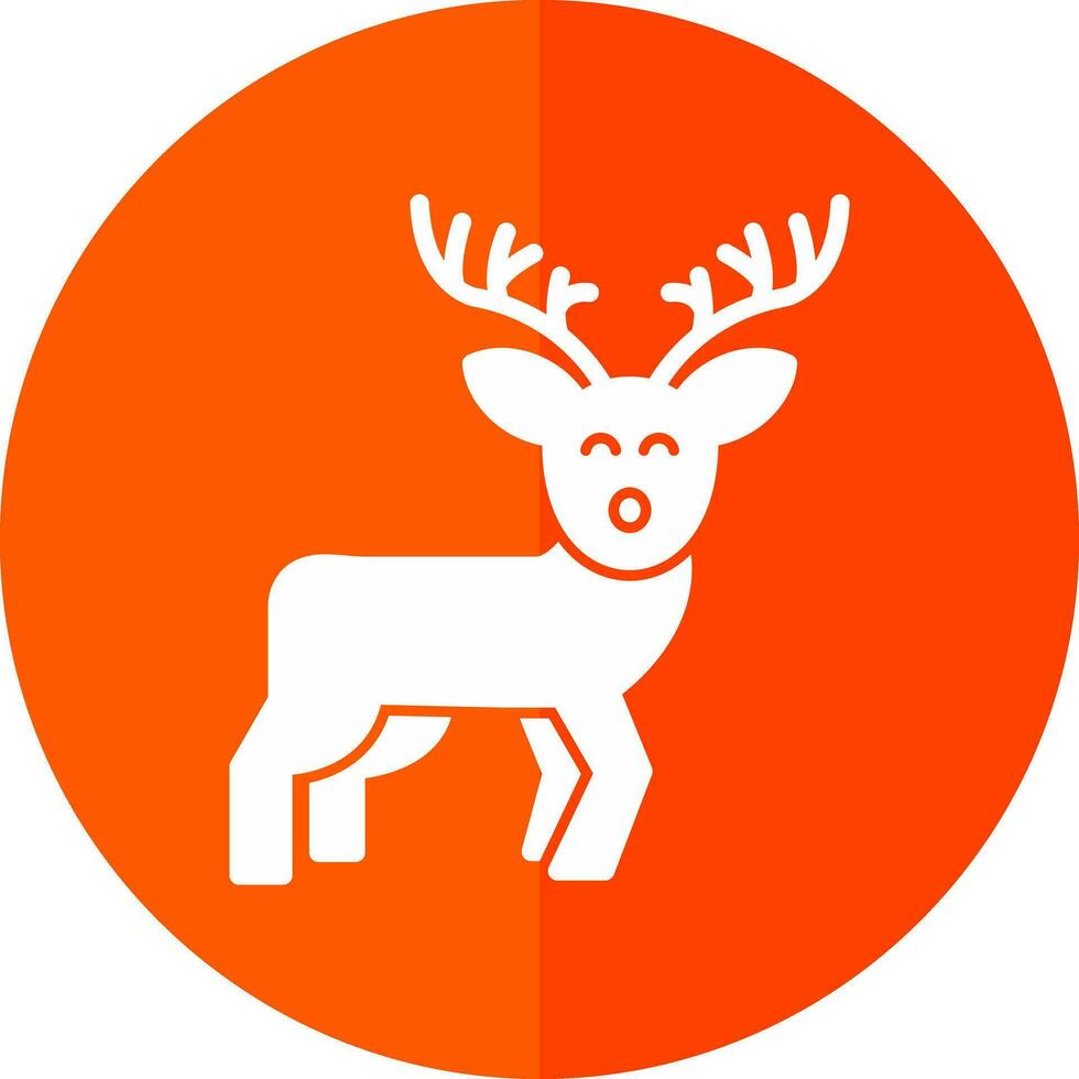 Reindeer Vector Icon Design