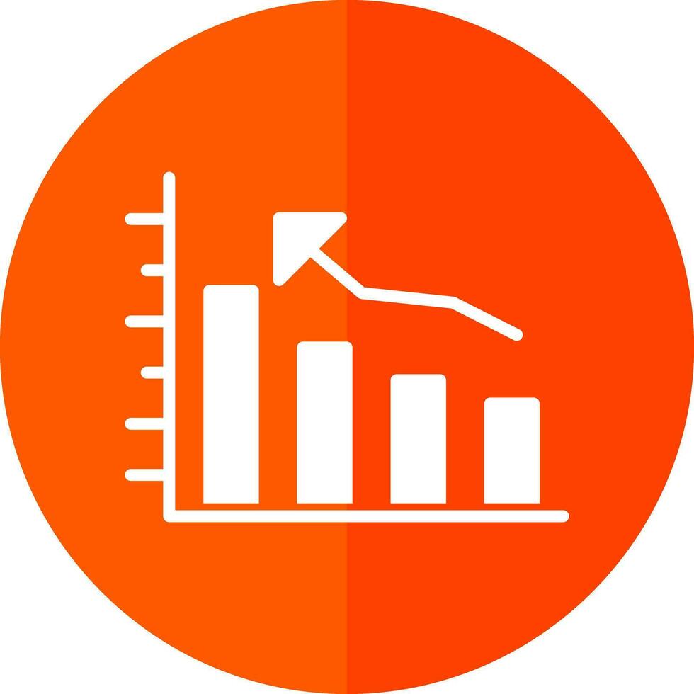 Bar graph Vector Icon Design