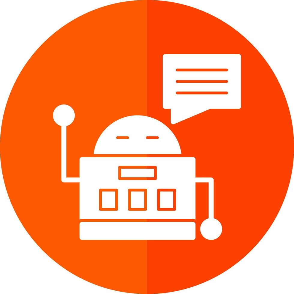 Chatbot Vector Icon Design