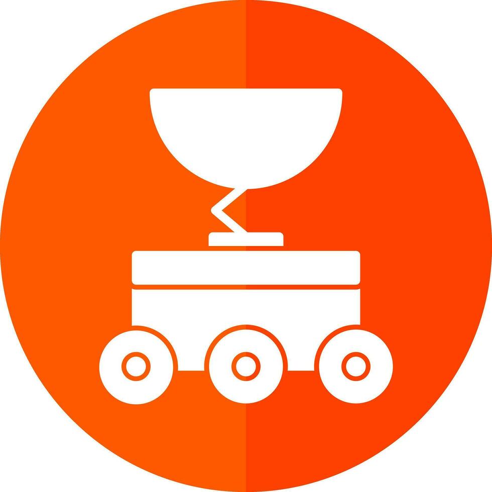 Moon rover Vector Icon Design