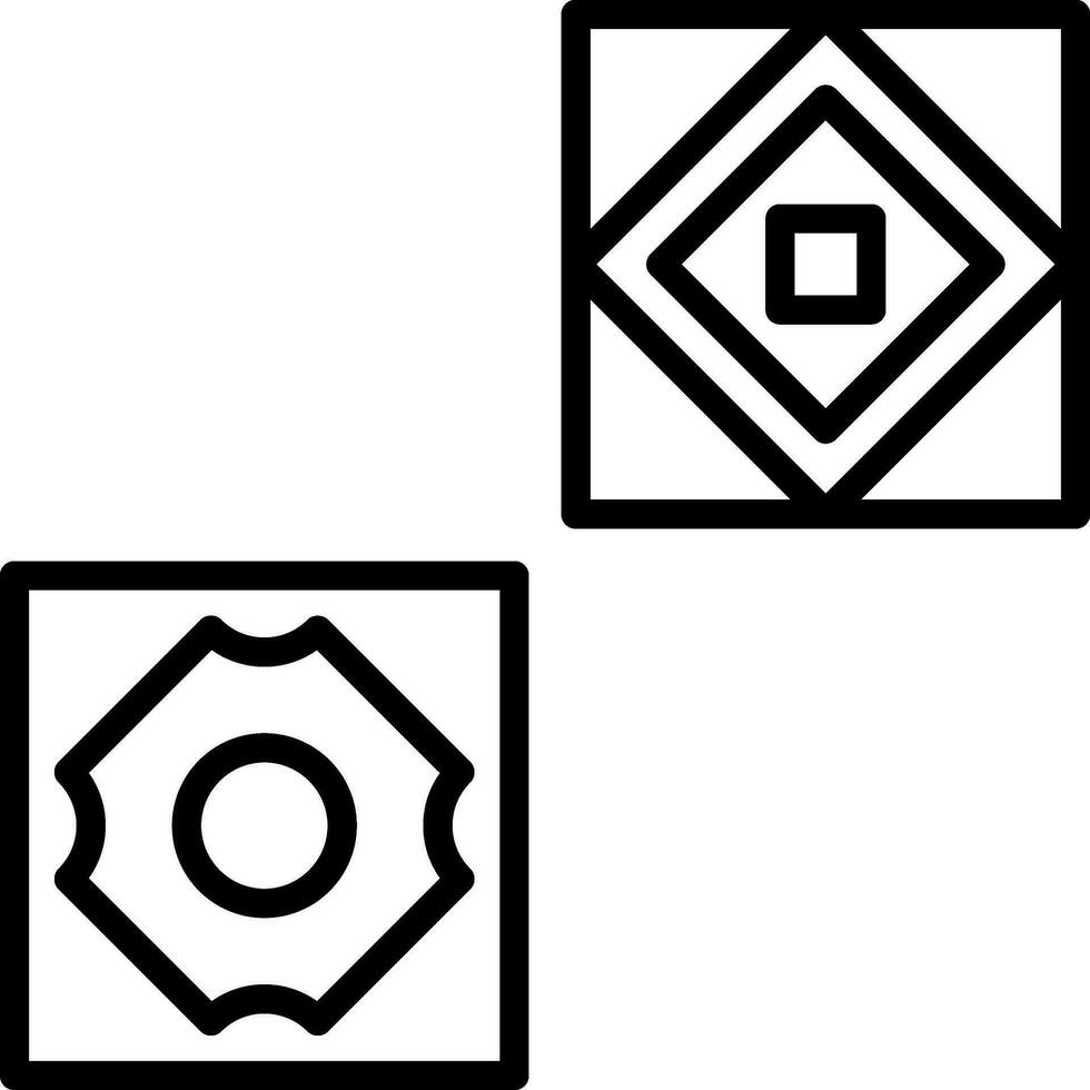 Tiles Design Vector Icon Design