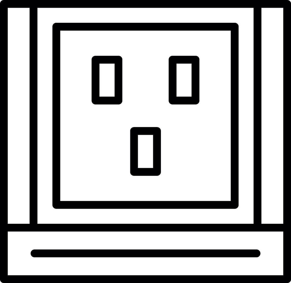 Socket Vector Icon Design
