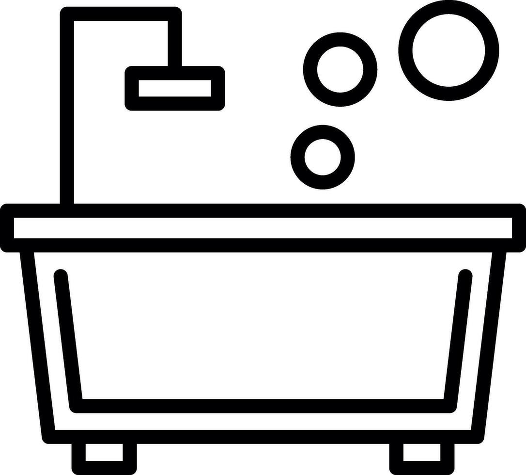 Bath Vector Icon Design