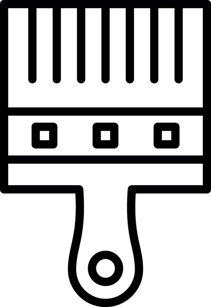 Paint Brush Vector Icon Design