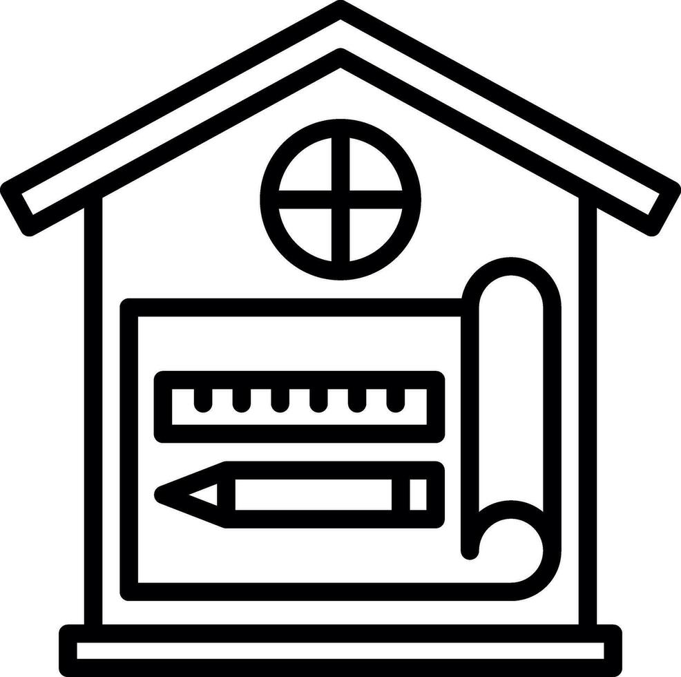 House Design Vector Icon Design
