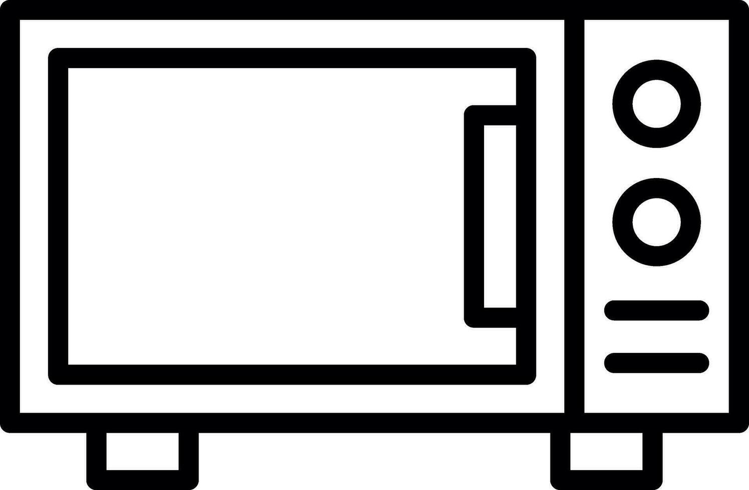 Microvave Vector Icon Design